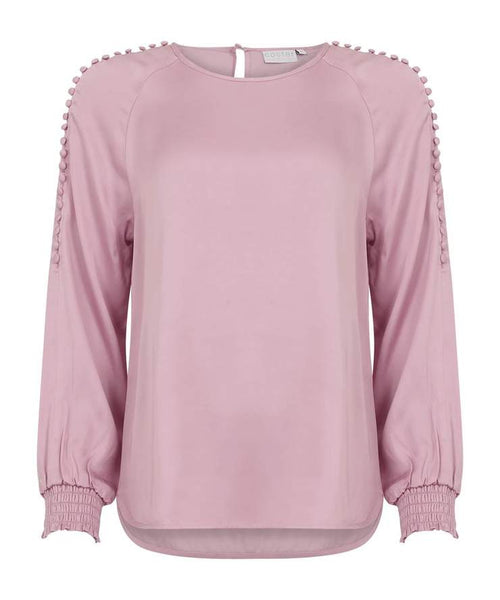 Blouse with Raglan and smock cuffs