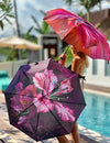 'Ebony Bright’ Designer Folding Umbrella