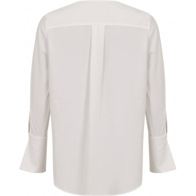 Assymetrical white shirt