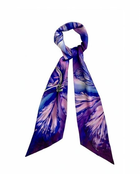 Bauhinia Small Luxury Silk Scarf