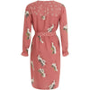 Dress in sky print w. belt