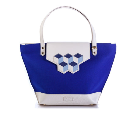 Lorraine Tote Bag- Red Cubic